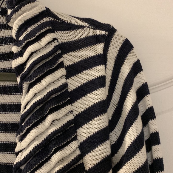 VGUC Line cotton cardigan - Picture 3 of 8